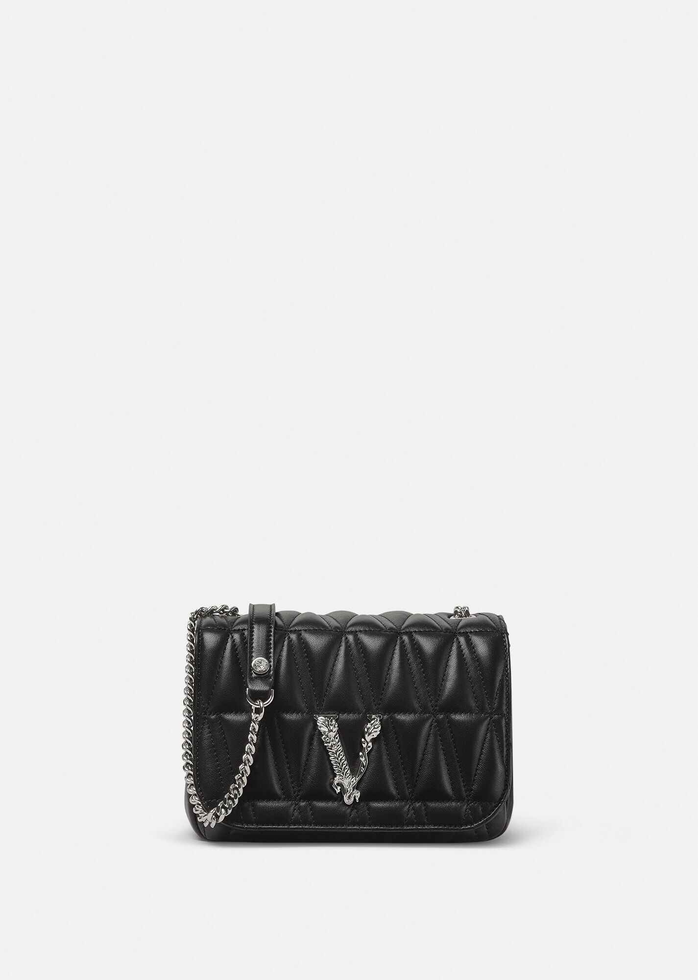Virtus Quilted Nappa Leather Evening Bag - 1