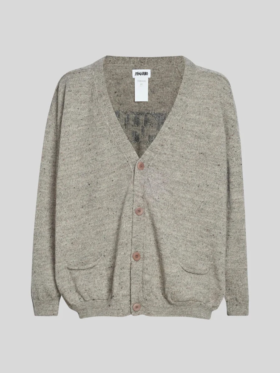 Grampa Cardigan Light Grey - 1