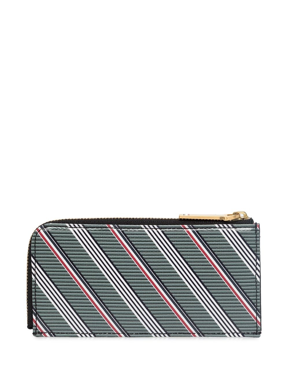 striped zip wallet - 2