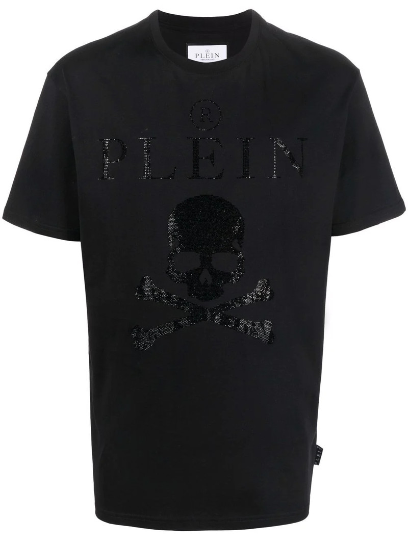 crystal-embellished T-shirt 1