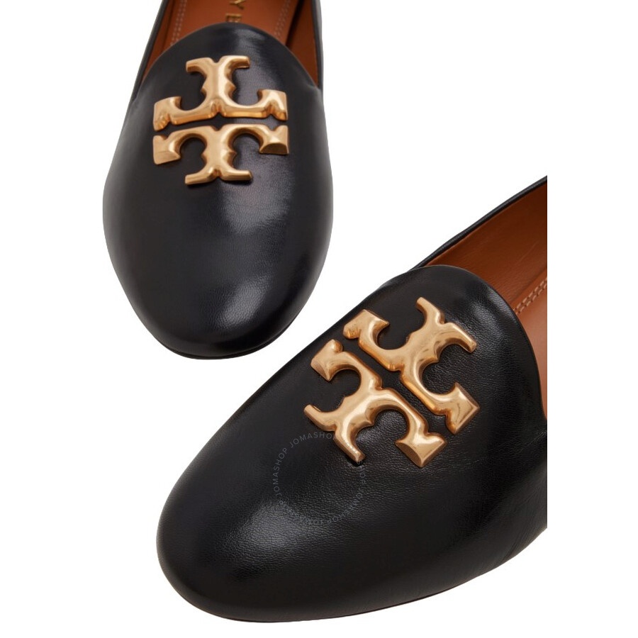 Tory Burch - Tory Burch Black Eleanor Leather Loafers - 2
