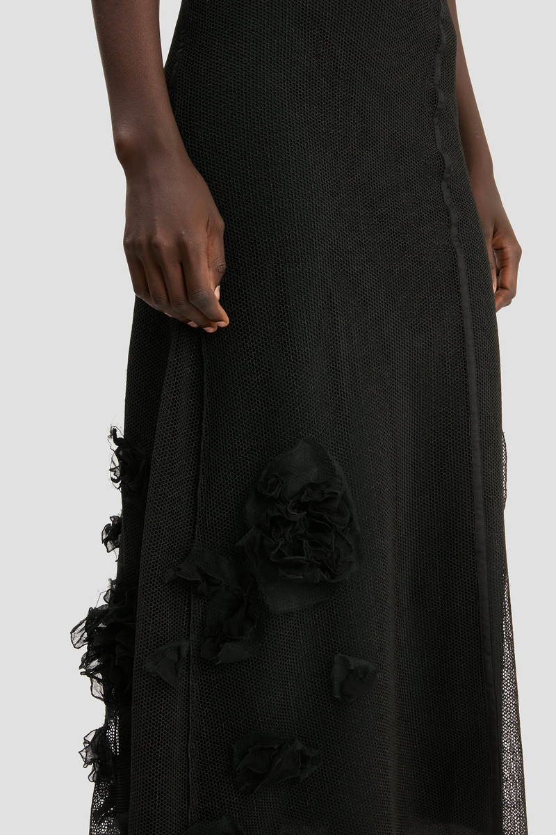 Panelled Cami Dress In Black 4