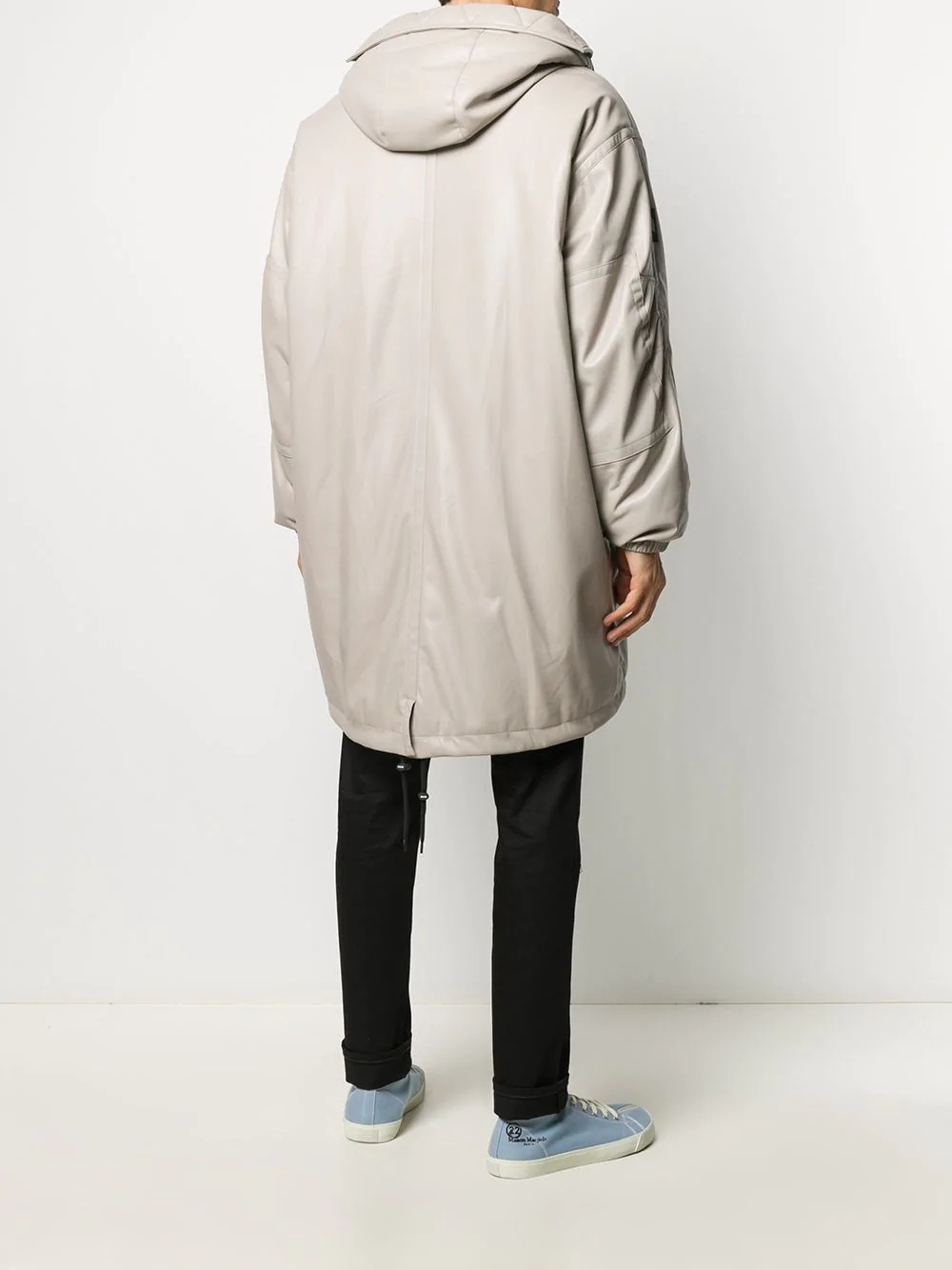 laminated finish raincoat - 4