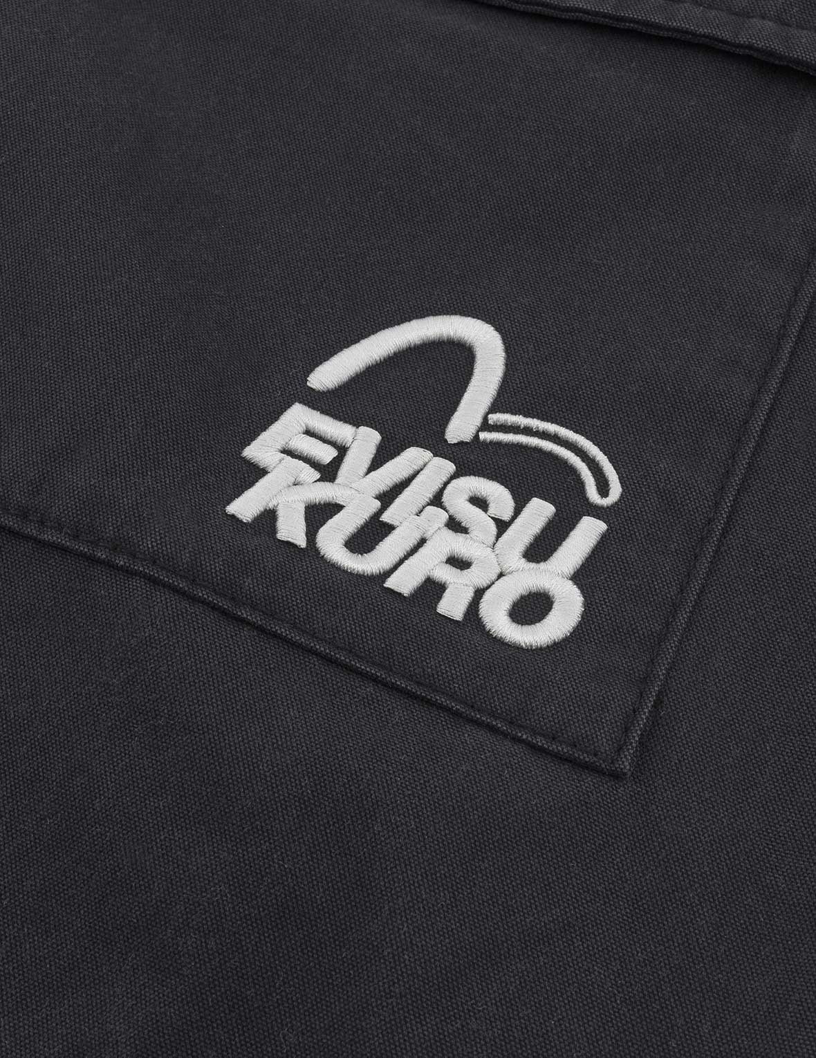 Logo and Seagull Embroidery Relax Fit Cargo Pants - 5