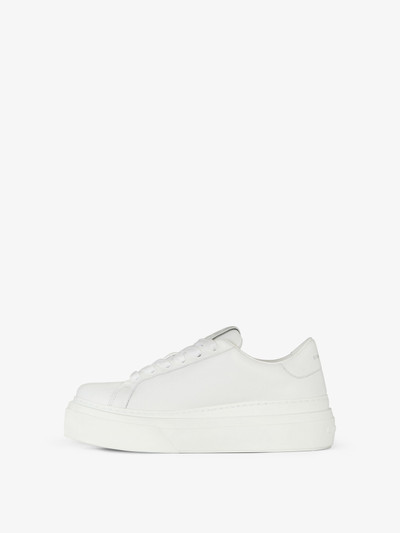 Givenchy CITY PLATFORM SNEAKERS IN LEATHER outlook
