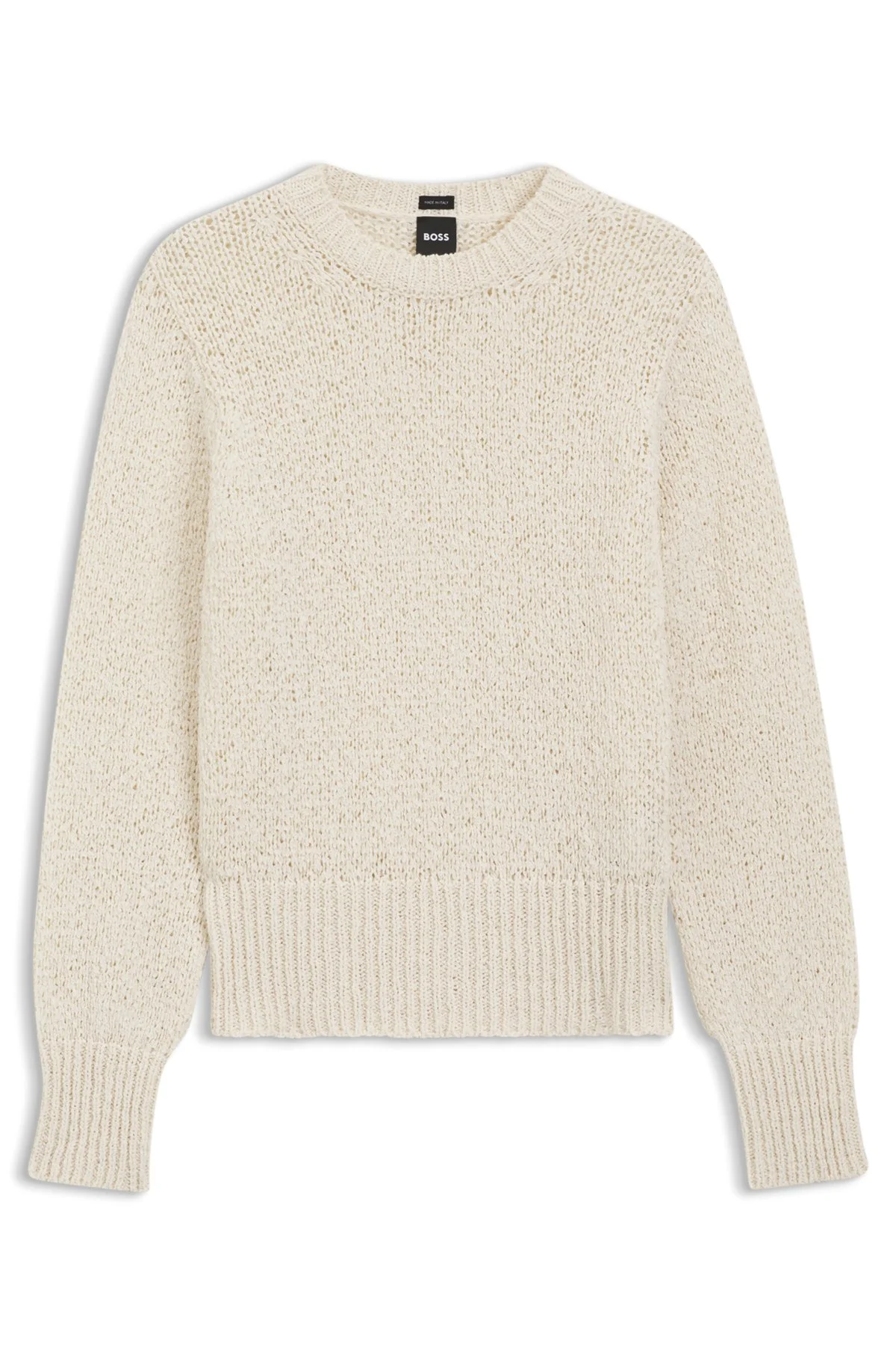 SWEATER WITH STRUCTURED KNIT - 1