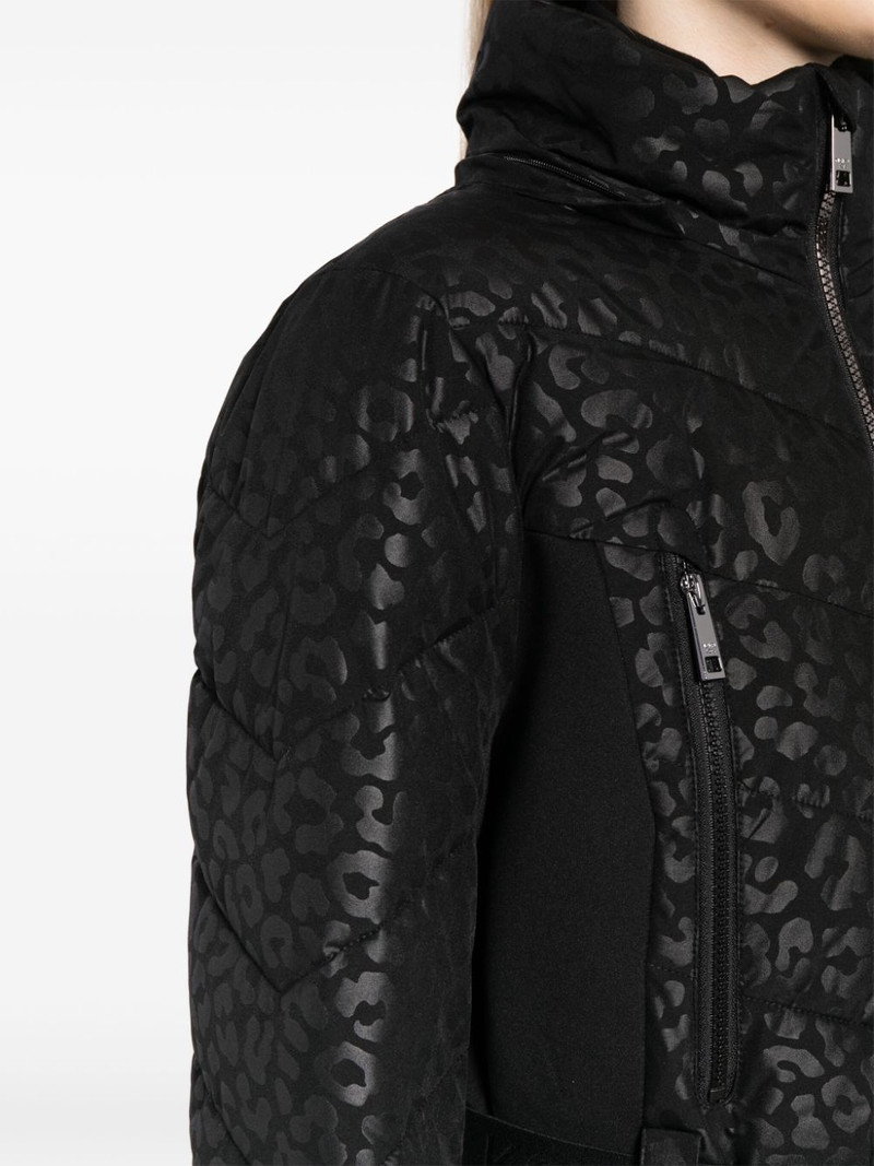 leopard-print puffer coat 6