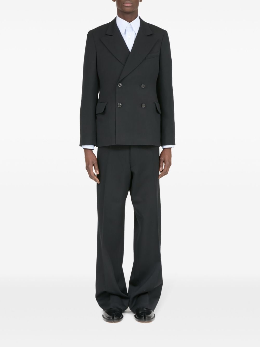 four-stitch wool blazer - 2