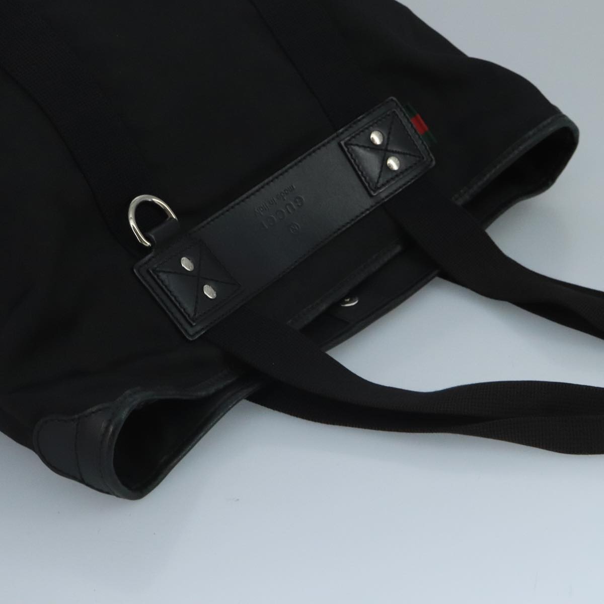 GUCCI Tote Bag Canvas Black - 6
