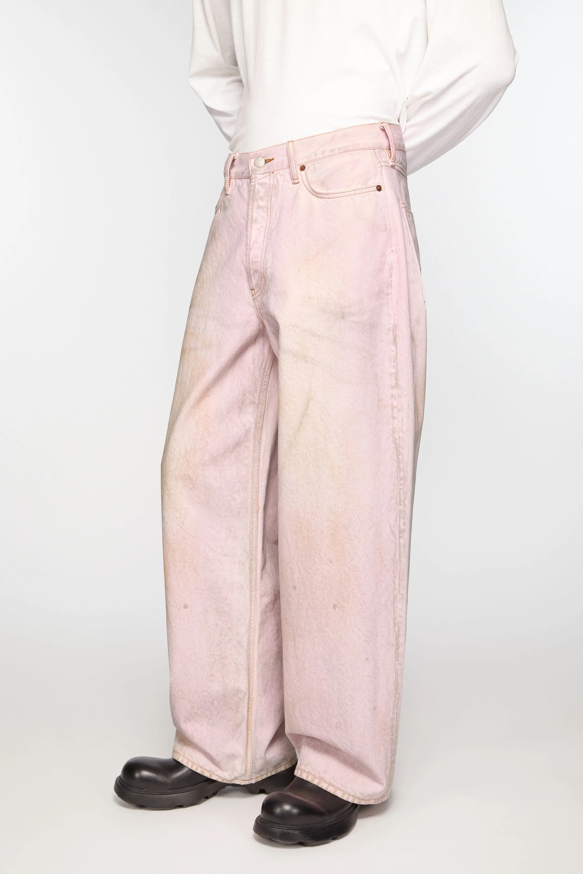 Baggy fit jeans - 1981 - Pale Pink - 4