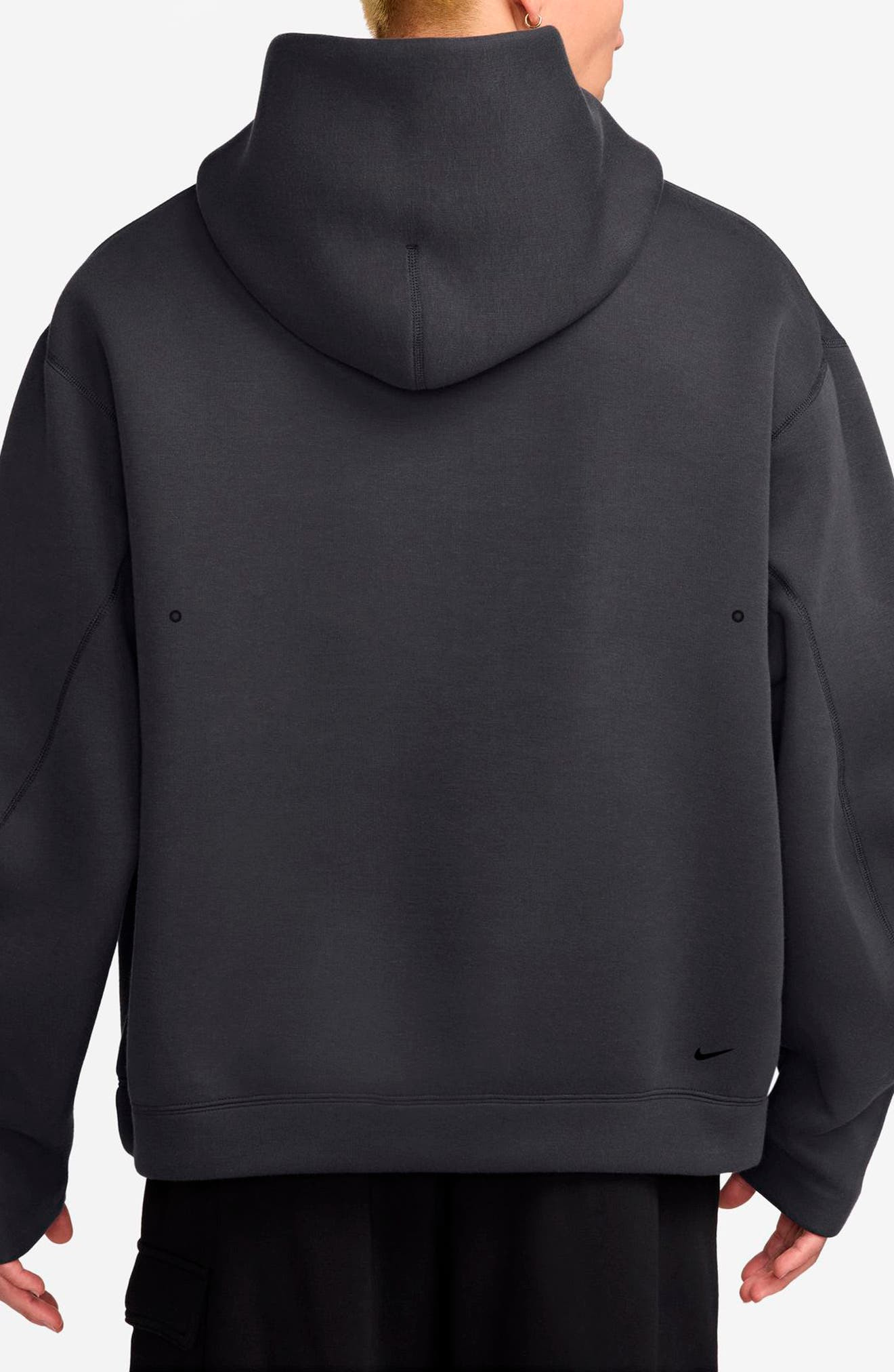 Nike Oversize Hoodie in Anthracite/Black at Nordstrom - 2