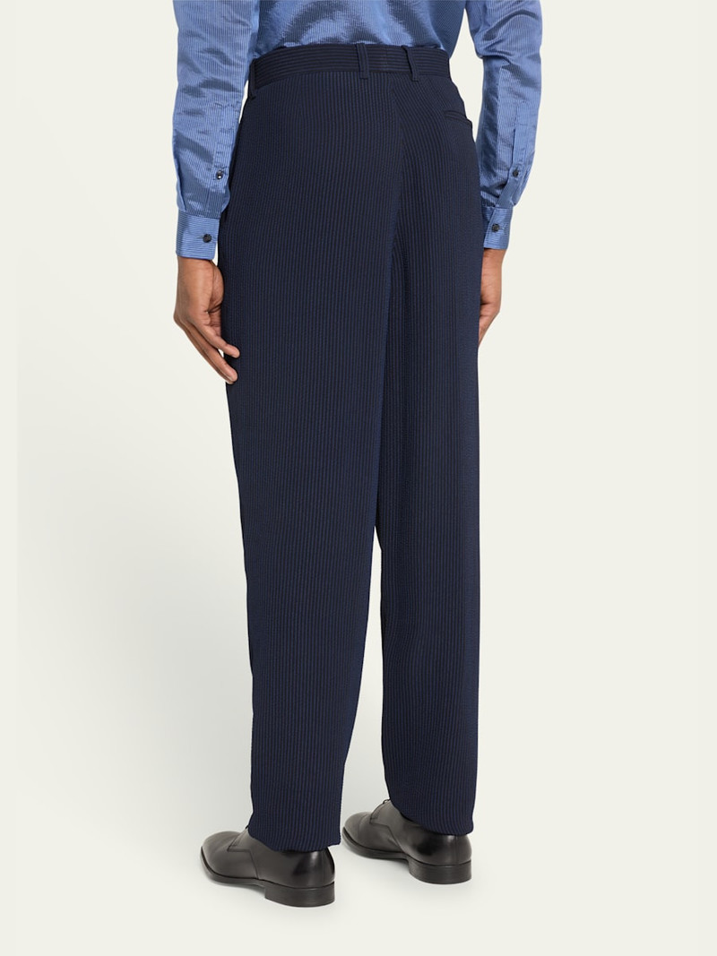 Men's Loose-Fit Seersucker Pants 3