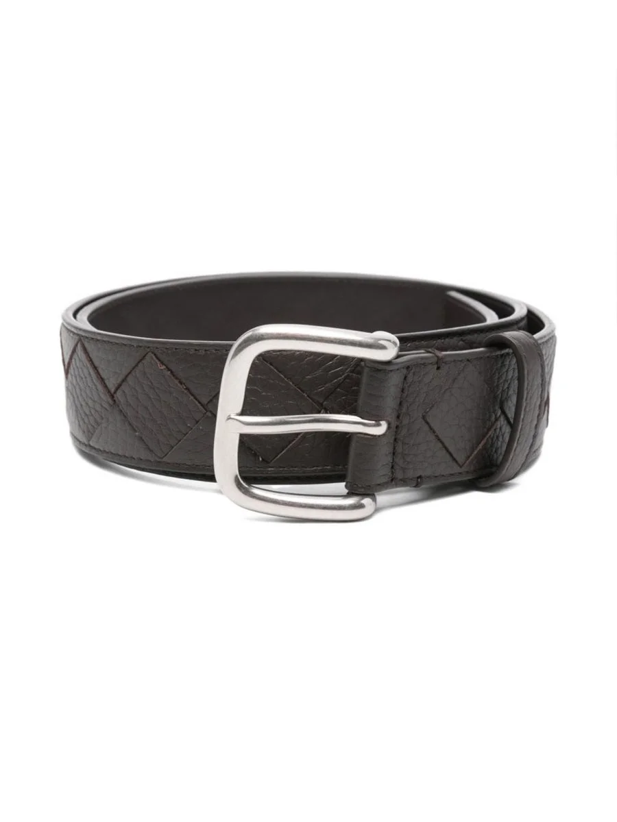 Bottega Veneta Premium Leather Belt for Men - FW25 Collection - 1