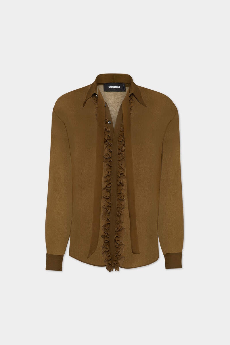 SILK RUFFLES SHIRT - 1