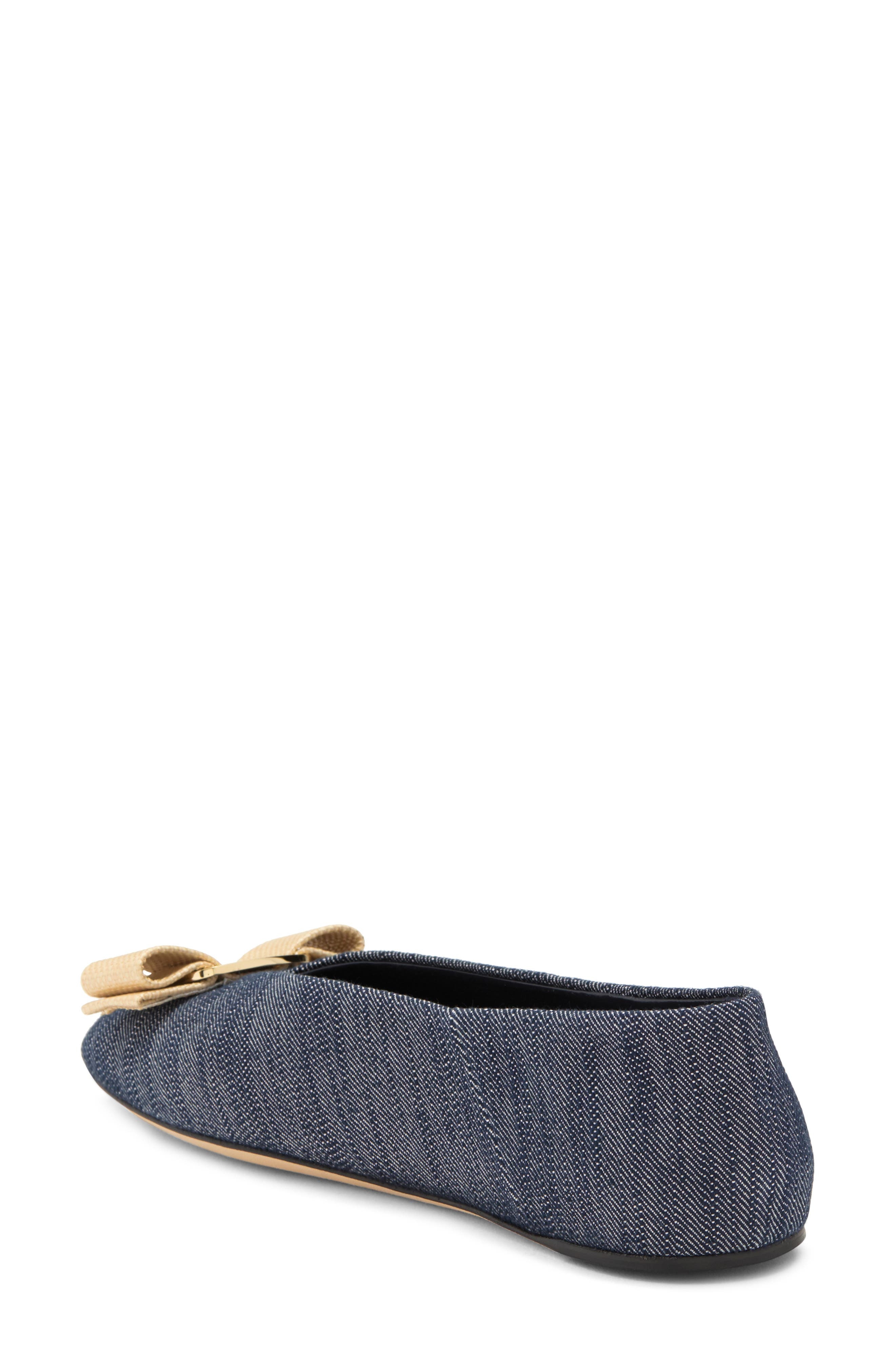 Vanna Bow Denim Ballet Flat - 2