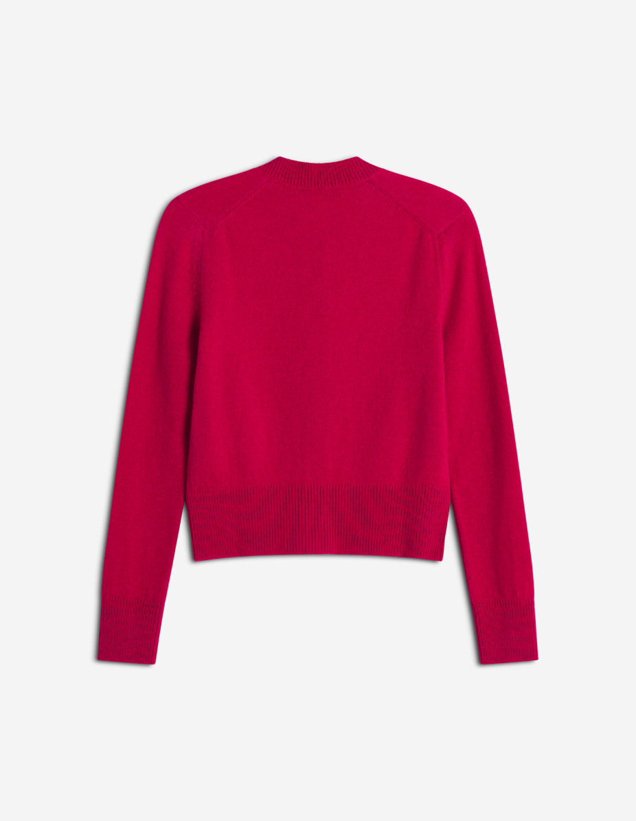 BABY FOX LAMBSWOOL REGULAR CARDIGAN - 2