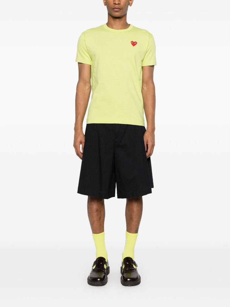 Comme des Garçons PLAY heart-patch cotton T-shirt outlook