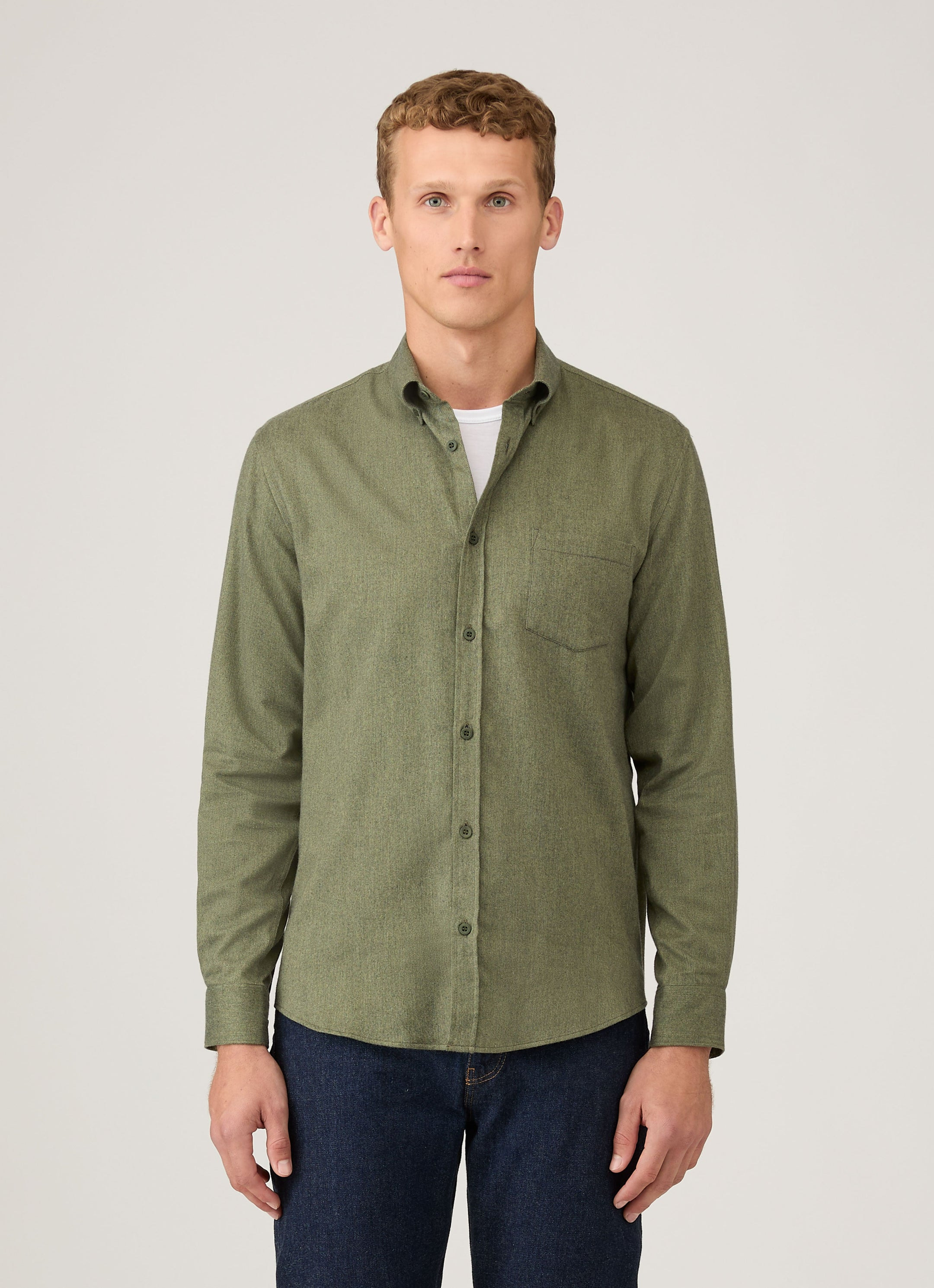 Button Down Flannel Shirt - 2