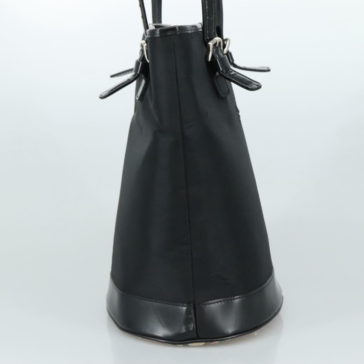 Burberry Blue Label Tote Bag Nylon Black - 4