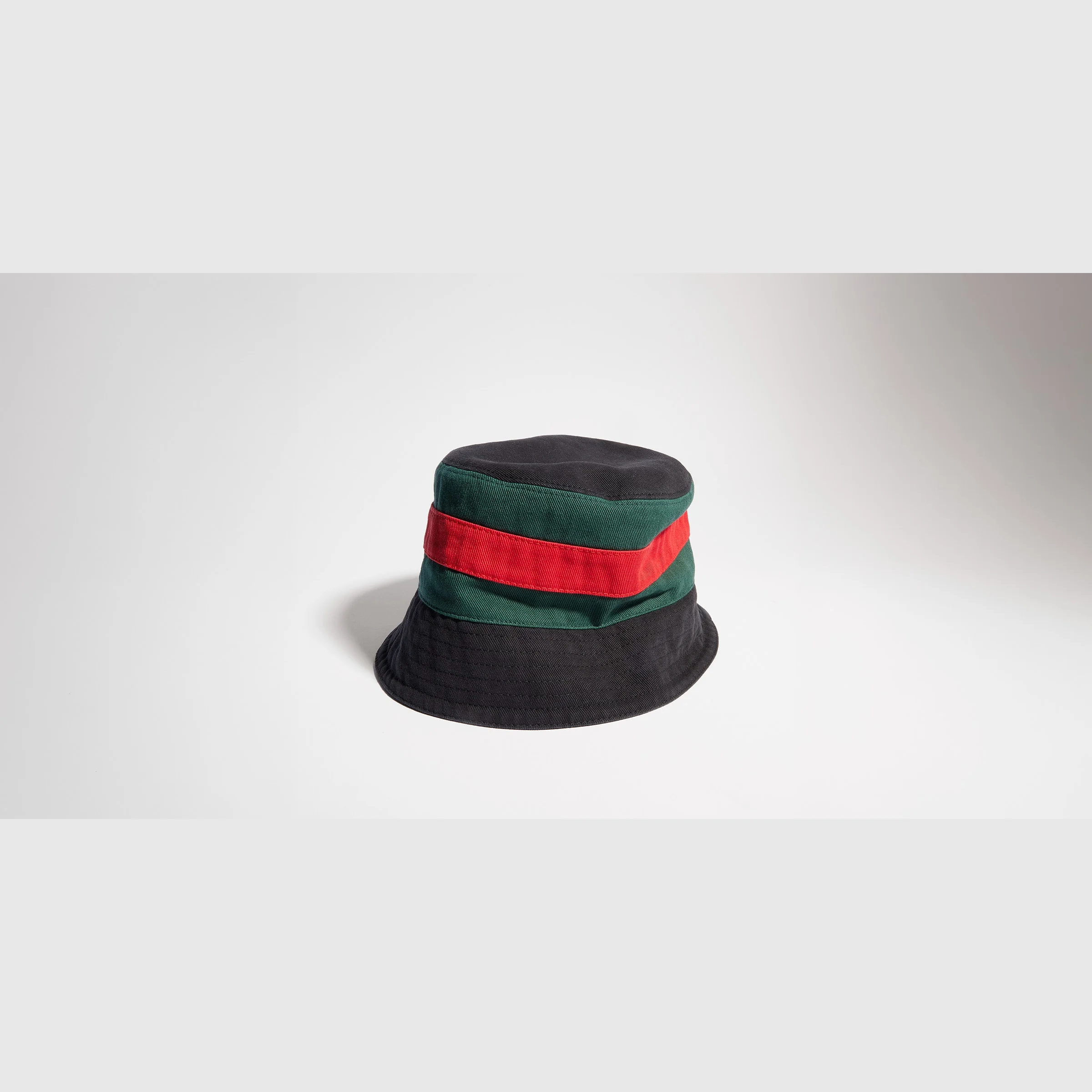 Washed cotton bucket hat with Web - 1
