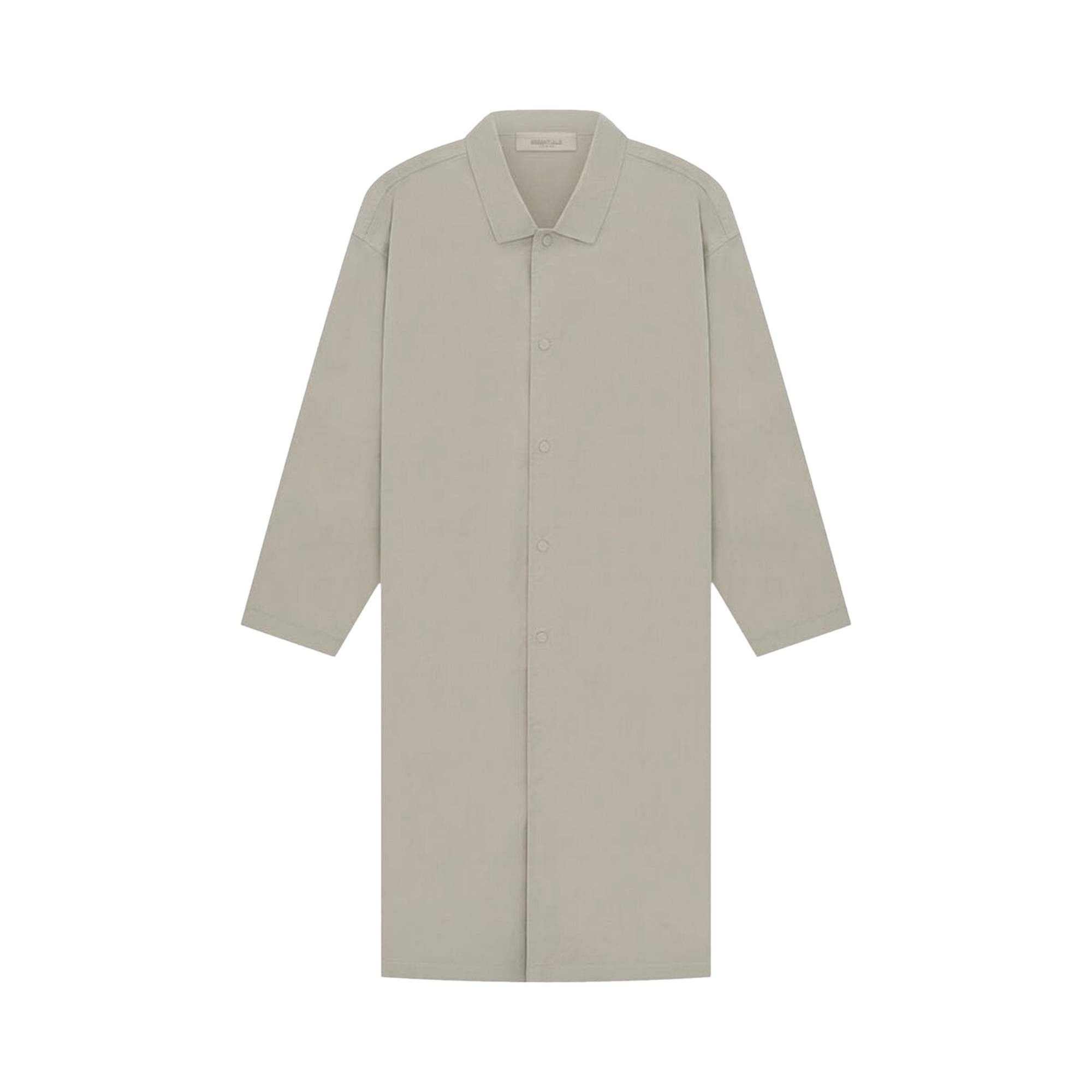 Fear of God Essentials Long Coat 'Seal' - 1