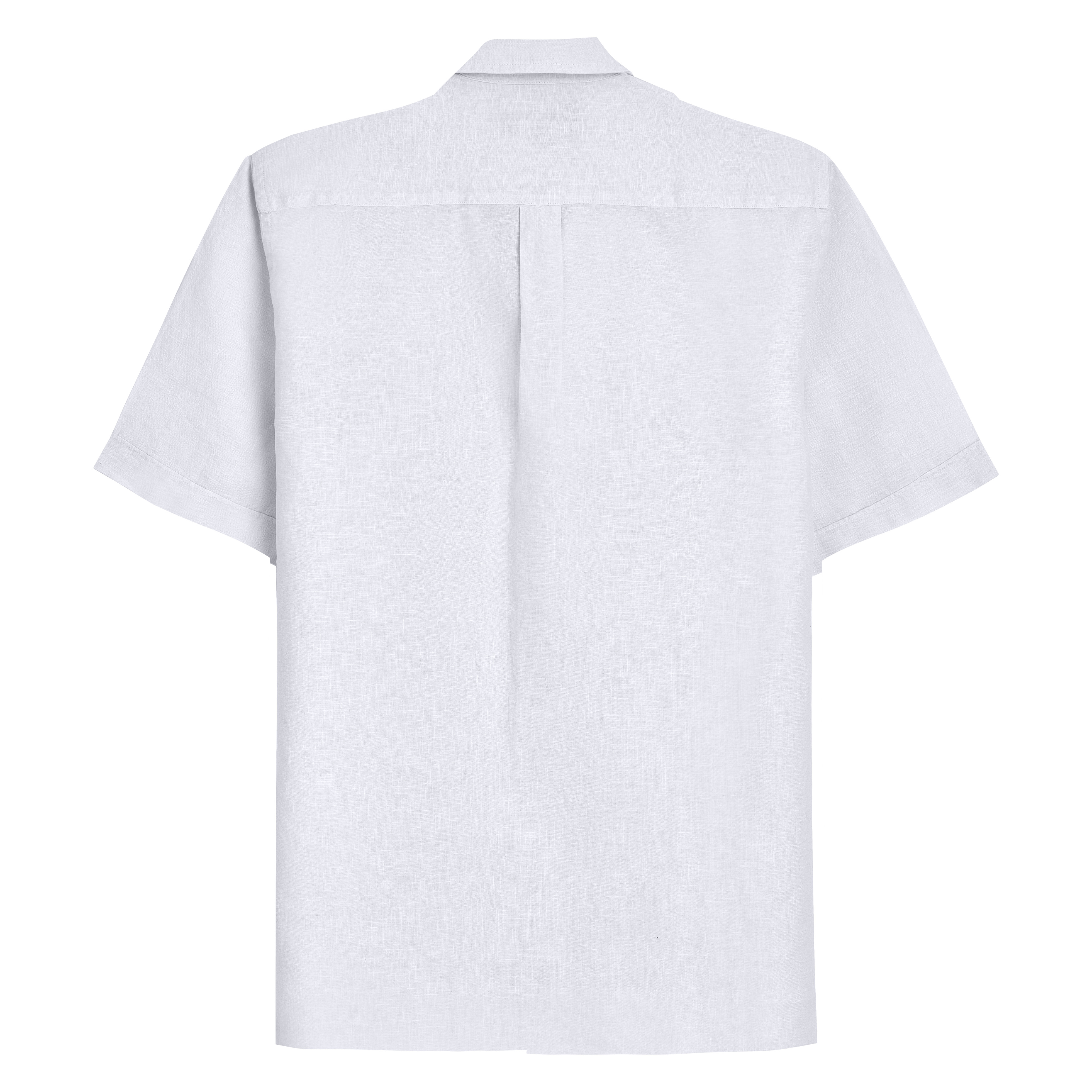 Men Bowling Linen Shirt Solid - 2