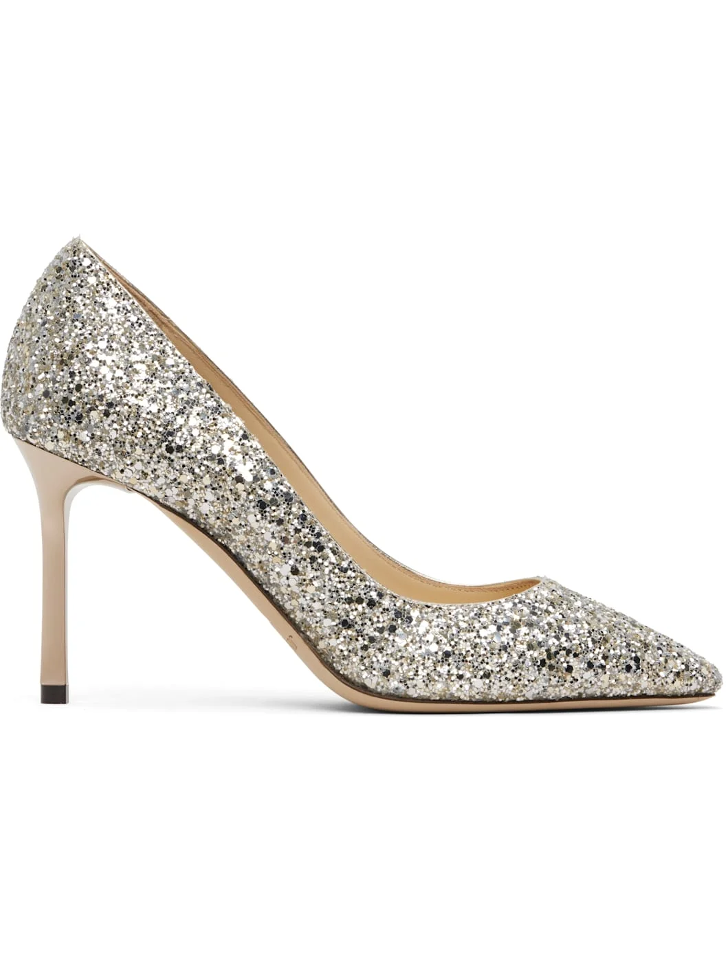 Silver Romy 85 Heels - 1