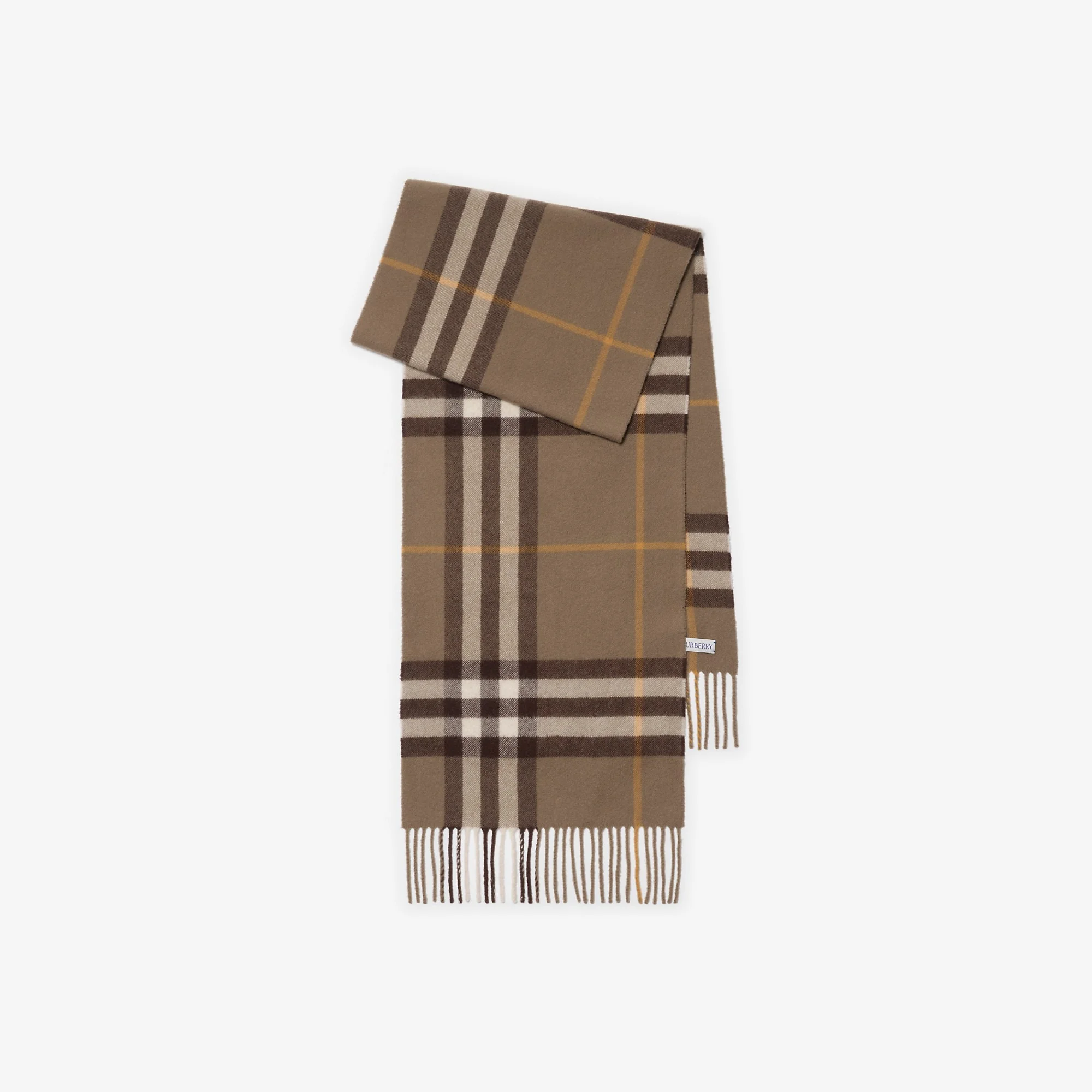 Check Cashmere Scarf - 1