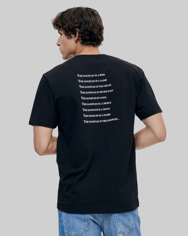 'HOW COME' UNISEX BLACK T-SHIRT - PRE-ORDER 3