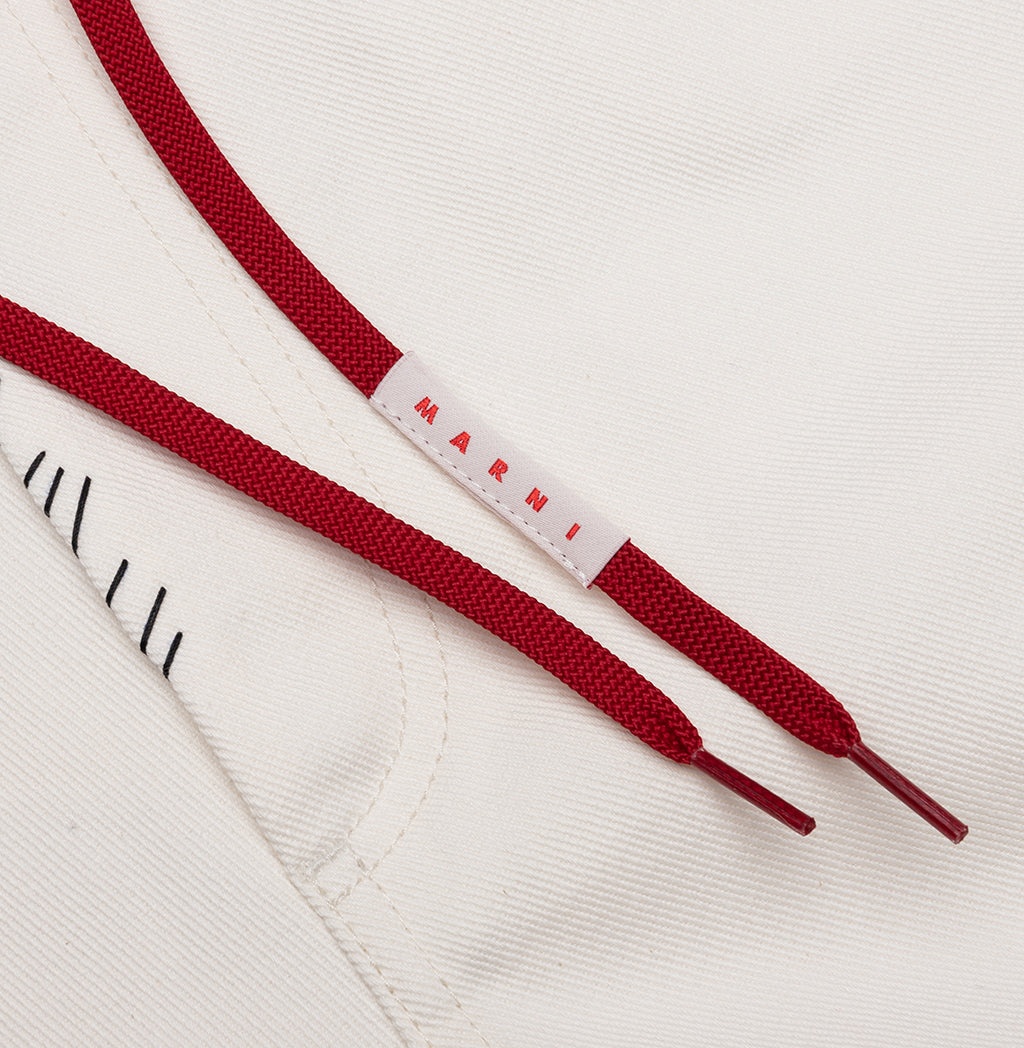 DRAWSTRING TROUSERS - LILY WHITE - 5