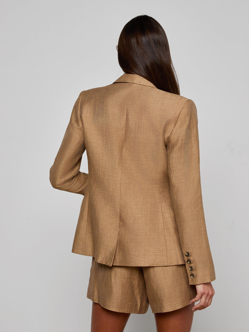 Colin Linen-Blend Blazer 8