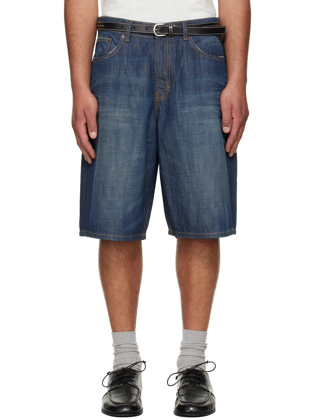 Blue Brera Denim Shorts - 1