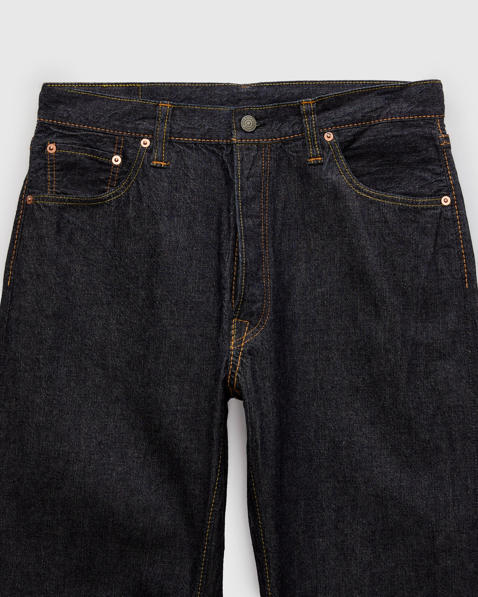 1182-002 10oz Lightweight Selvedge Denim - Piped Straight Fit - 6