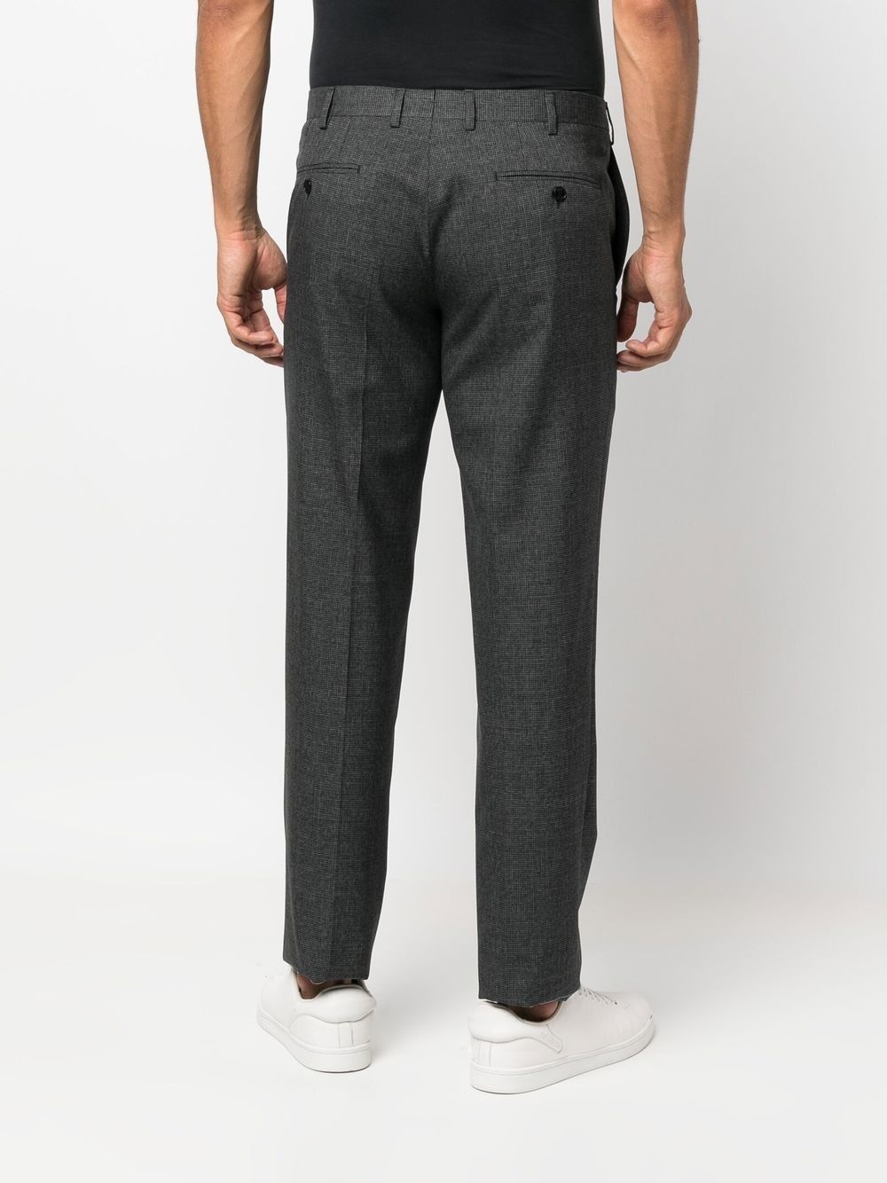 straight-leg tailored trousers - 4