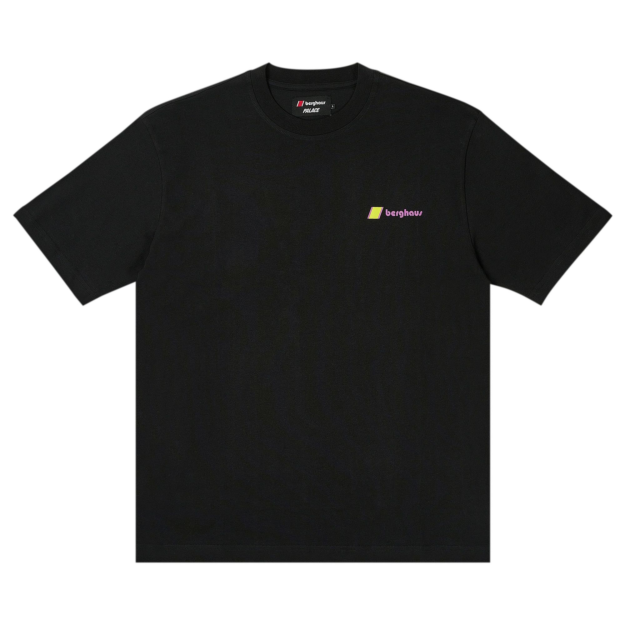 PALACE Palace Berghaus T Shirt Black goat REVERSIBLE