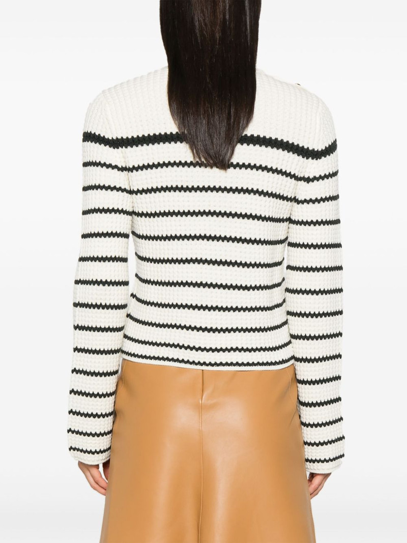 high-neck striped sweater 4