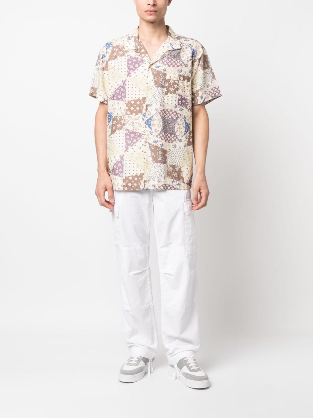 multi-pocket cotton cargo pants - 2