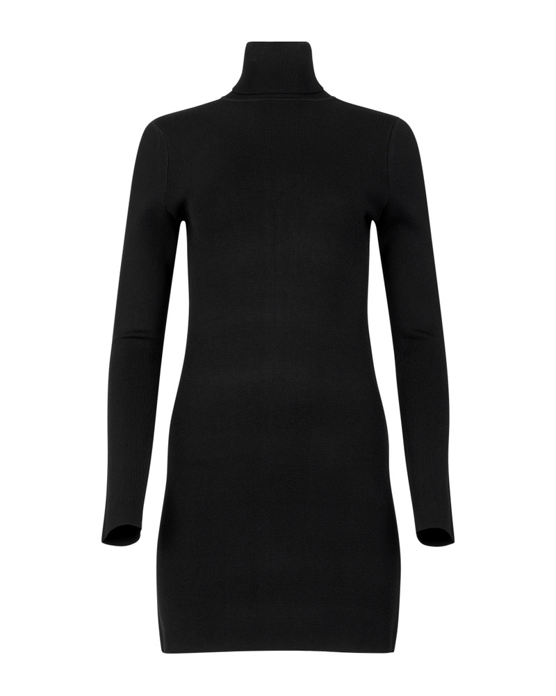 COMPRESSED MINI DRESS BLACK 4