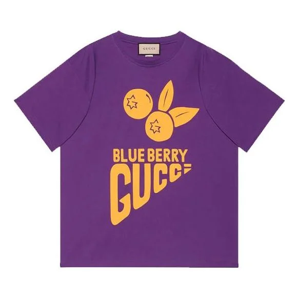 Gucci Cherry T-Shirt 'Purple Yellow' 616036-XJDWE-5661 - 1