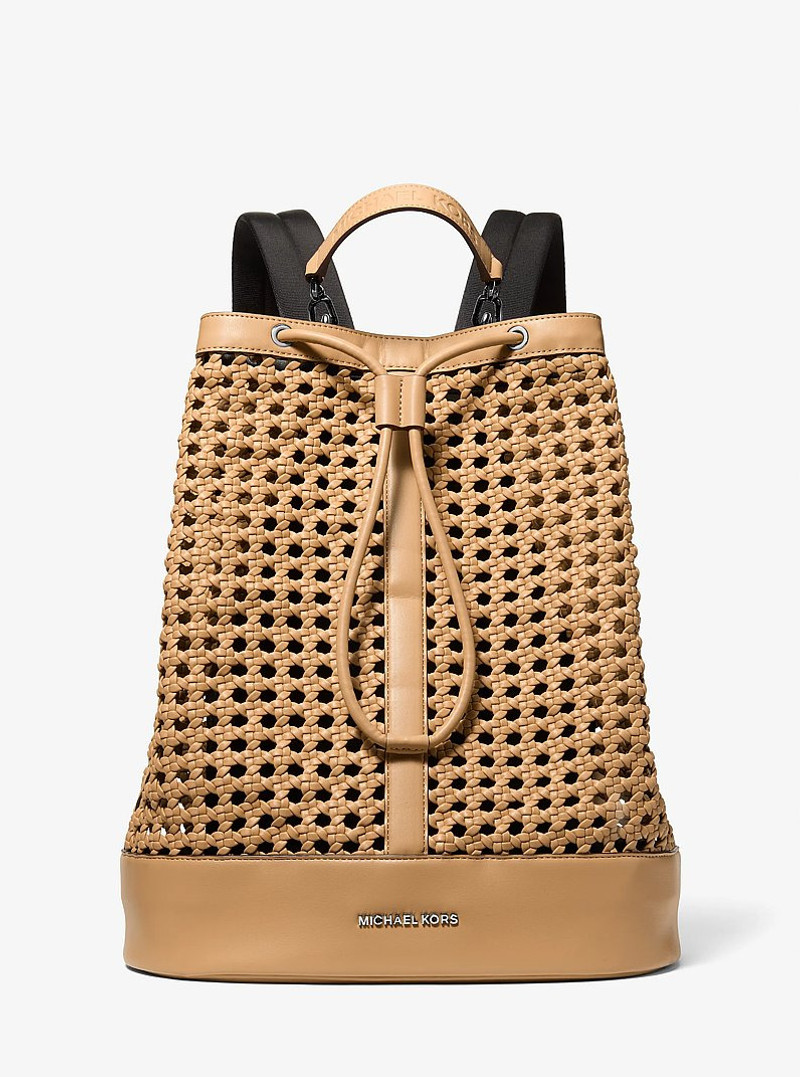 Whitley Medium Hand-Woven Backpack 1