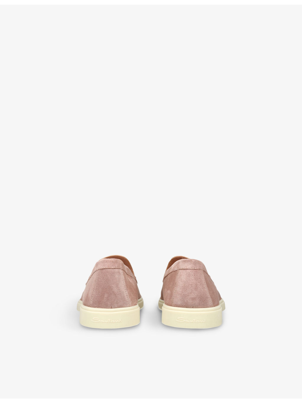 Almond-Toe Suede Loafers - 4