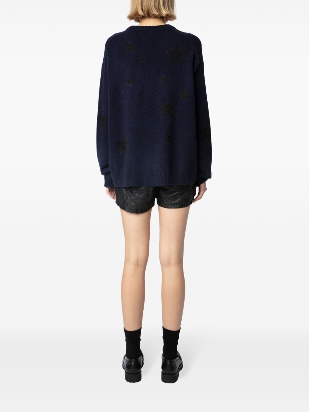 sequin-embellished jumper - 3