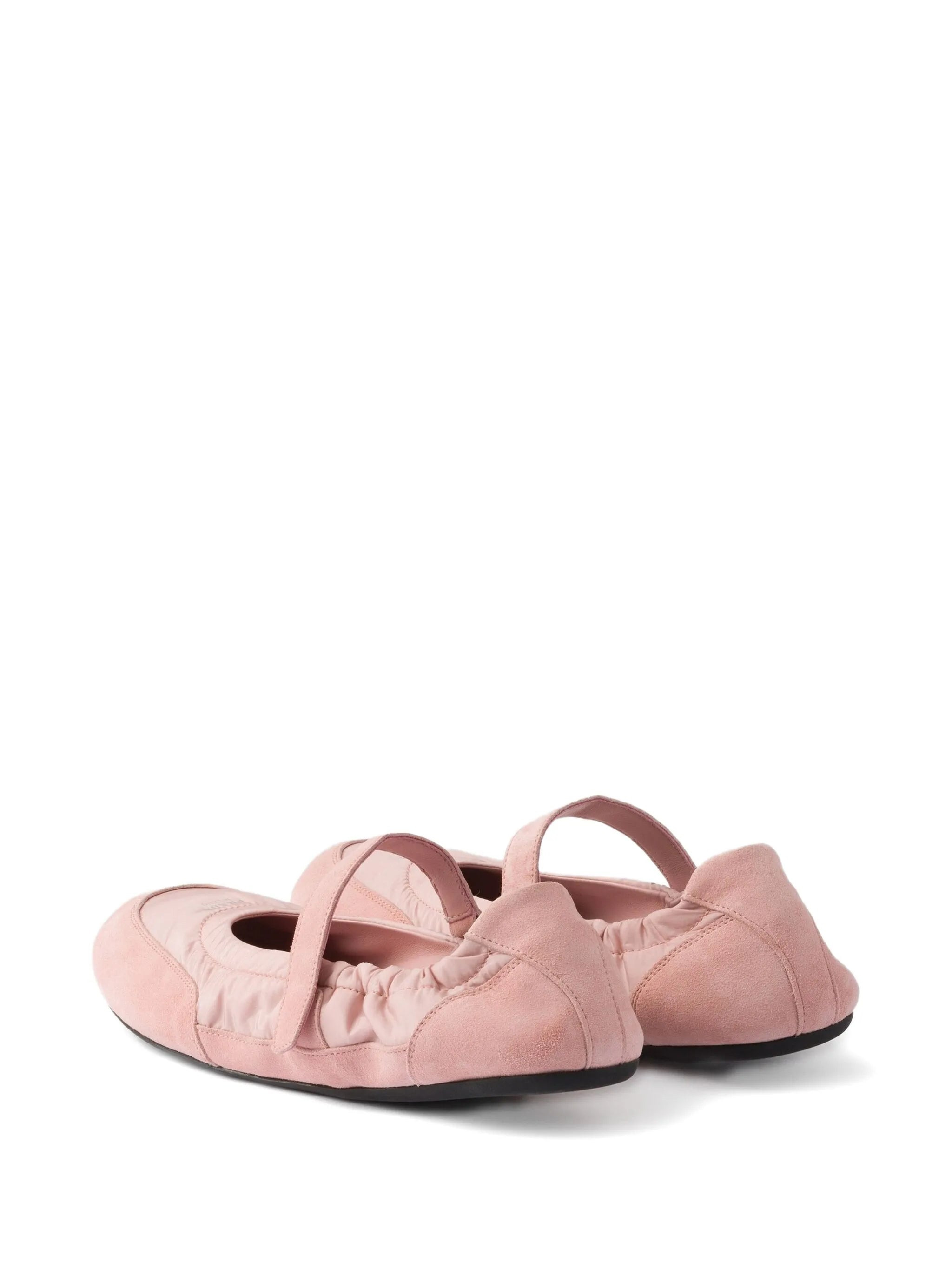 Prada Collapse Strap-detail Ballet Flats - 3