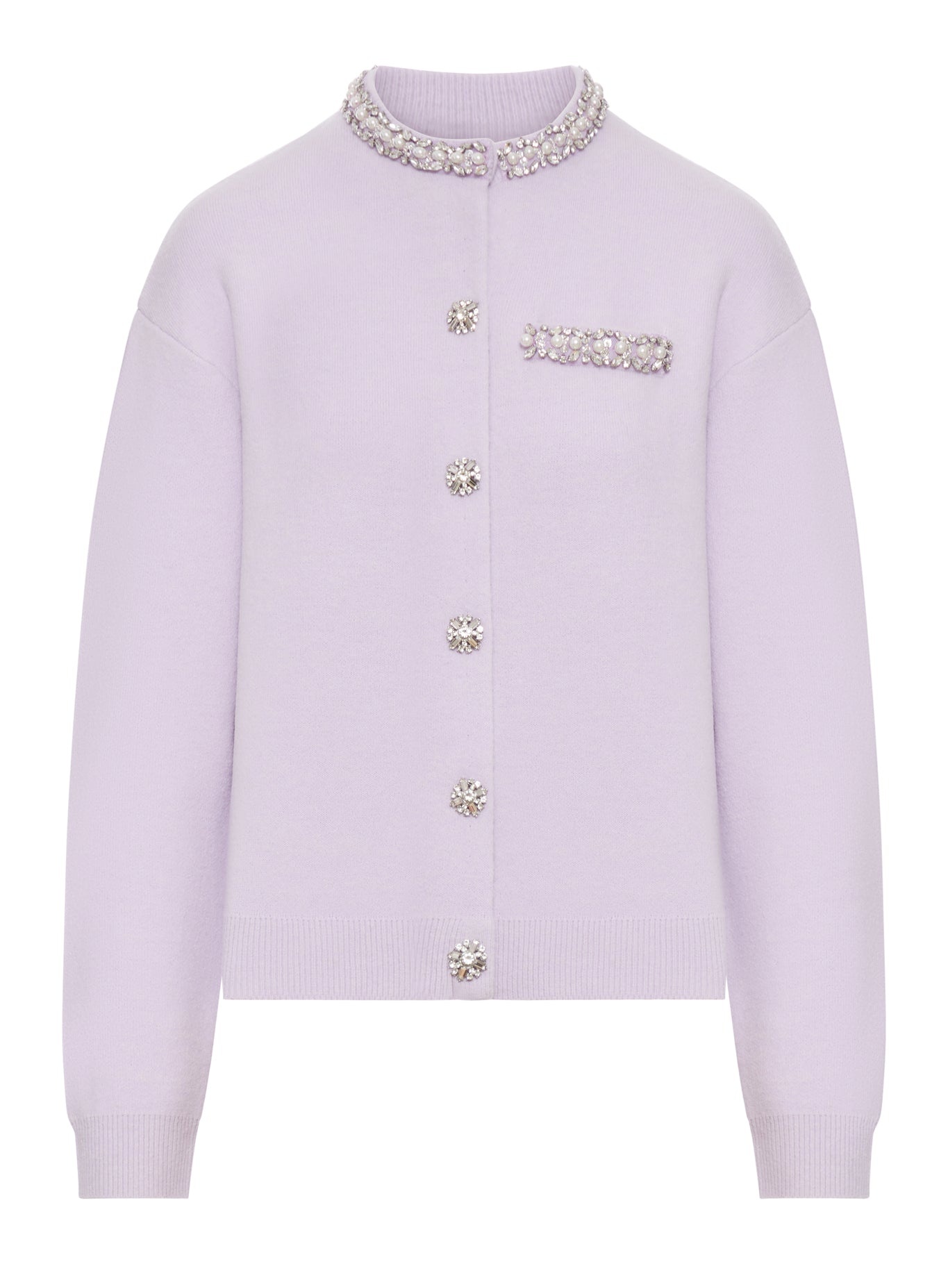CARDIGAN WITH CRYSTAL FINISHES - 2