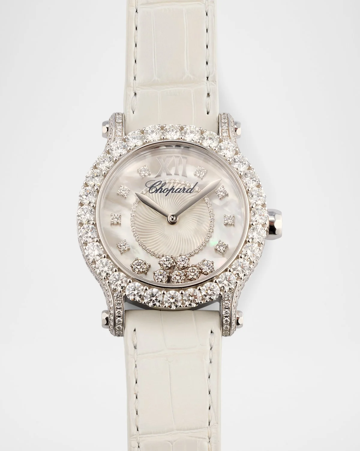 36mm Happy Sport Joaillerie Watch with Diamonds and MOP Dial - 1