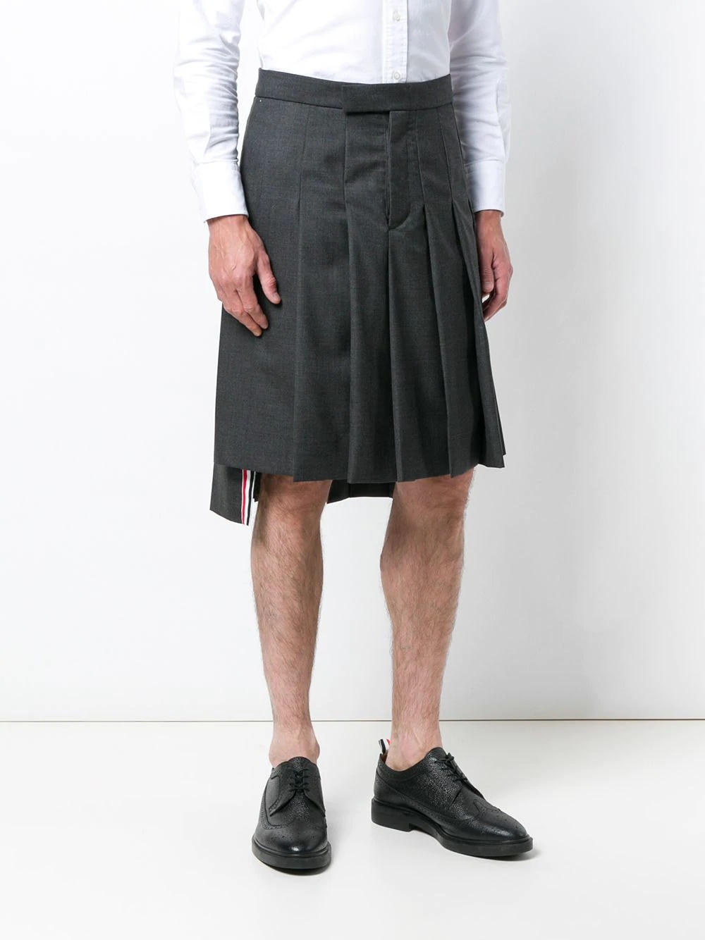 Classic-Rise Pleated Skirt - 3