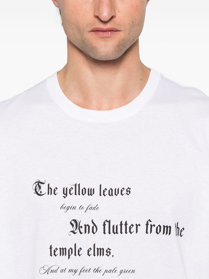Alexander McQueen Text-print T-shirt outlook
