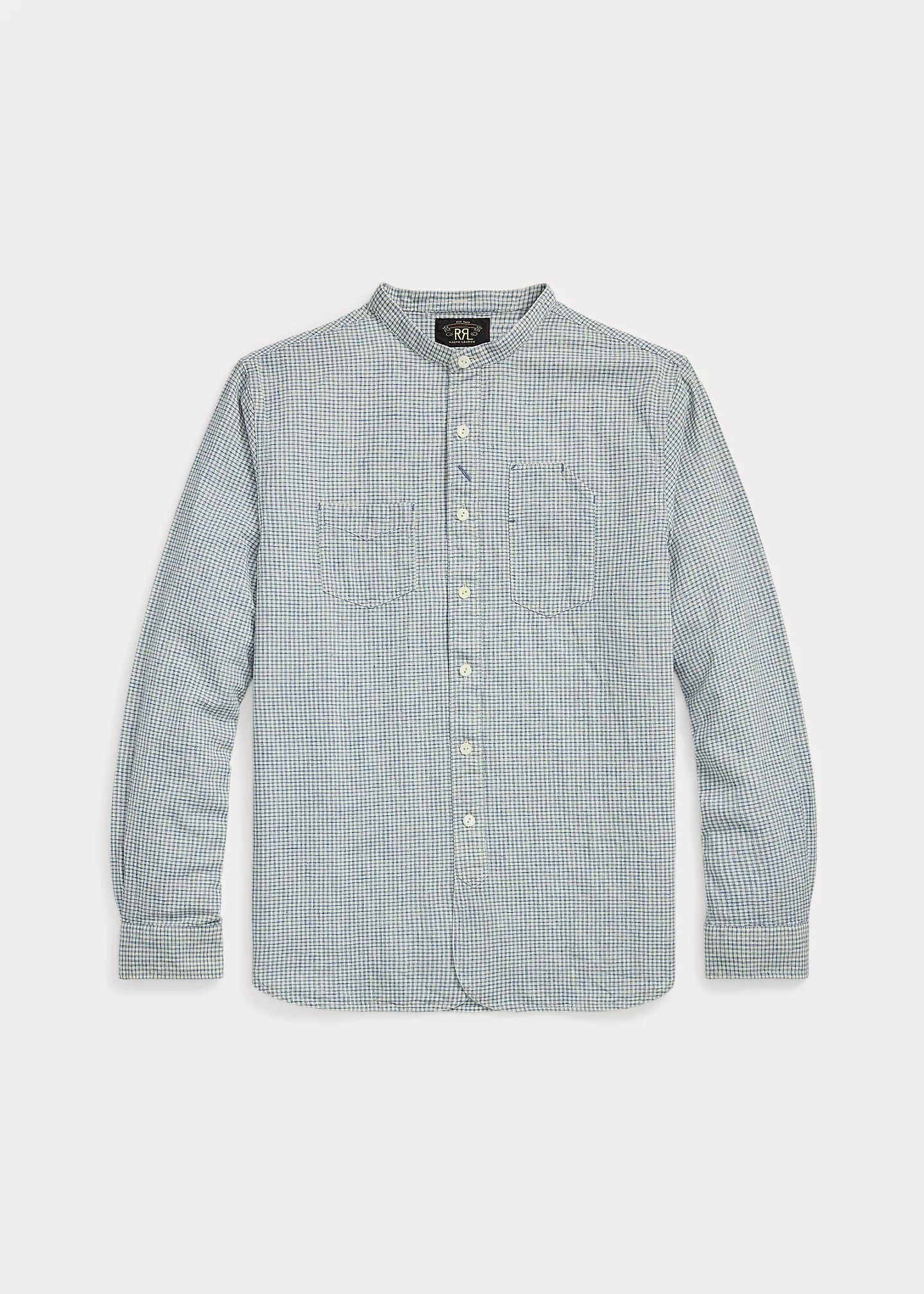 Checked Cotton-Linen Workshirt - 1
