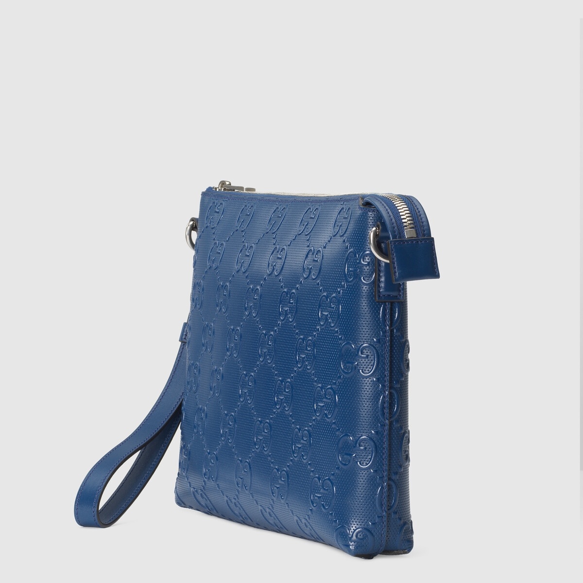 GG embossed medium messenger bag - 2