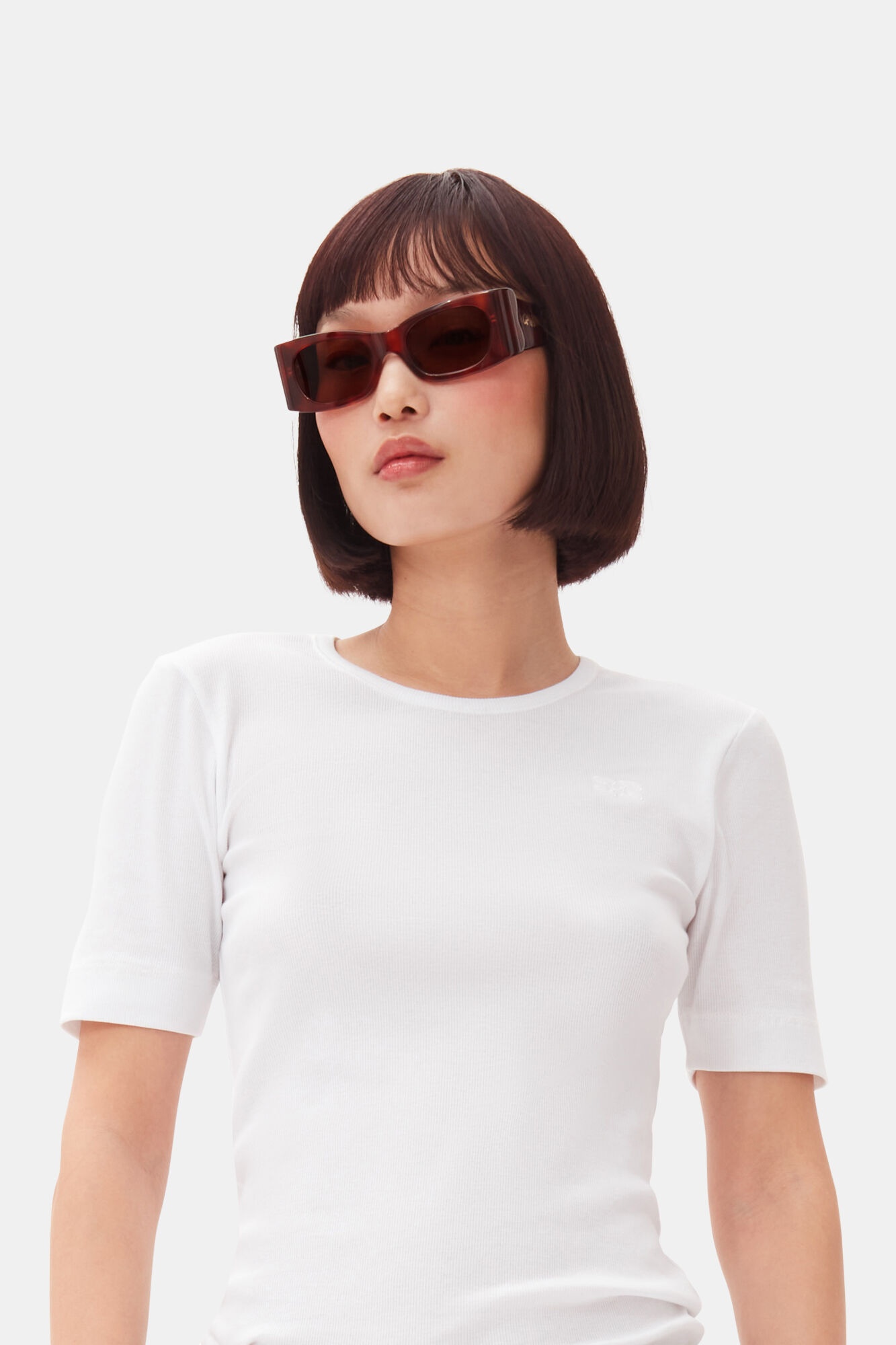 GANNI X ACE & TATE TIGER'S EYE KAYLA SUNGLASSES - 6